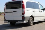 Задні куточки AK003-Double (2 шт, нерж) для Mercedes Vito W639 2004-2014 рр - 1