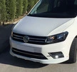 Накладка на передній бампер (під фарбування) для Volkswagen Caddy 2015-2020 рр - 1