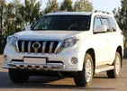 Передній захист ST015 (нерж) для Toyota Land Cruiser Prado 150 - 1