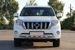 Передній захист ST015 (нерж) для Toyota Land Cruiser Prado 150 - 2