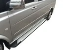 Бокові пороги Allmond Grey (2 шт., алюм.) Коротка (short) і Середня (long) для Mercedes Vito W639 2004-2014 рр - 1