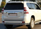 Задня дуга AK005-2 (нерж) для Toyota Land Cruiser Prado 150 - 1