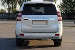 Задня дуга AK005-2 (нерж) для Toyota Land Cruiser Prado 150 - 2