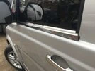 Молдинги стекол (2 шт., нерж) OmsaLine - Італійська нержавійка для Mercedes Vito W639 2004-2014 рр - 2
