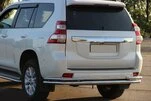 Задня дуга AK005-2 (нерж) для Toyota Land Cruiser Prado 150 - 3