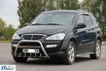 Кенгурятник WT003 (нерж) для SsangYong Kyron 2005-2014 рр - 2