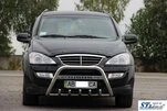 Кенгурятник WT003 (нерж) для SsangYong Kyron 2005-2014 рр - 3