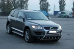 Кенгурятник WT003 Special (нерж) для Volkswagen Touareg 2002-2010 рр - 2