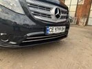 Накладки на решітку бампера (2 шт, нерж) Vito вантажний (чорний хром) для Mercedes Vito / V-class W447 2014- рр - 4