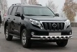 Передній захист ST016-2 (нерж) для Toyota Land Cruiser Prado 150 - 3