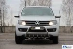 Кенгурятник WT003 (нерж) для Volkswagen Amarok 2010-2022 рр - 3
