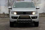 Кенгурятник WT002 (нерж) для Volkswagen Amarok 2010-2022 рр - 2