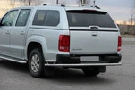 Задній захист AK005-2 (2 шт., нерж) для Volkswagen Amarok 2010-2022 рр - 1