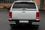 Задні куточки AK003-Double (2 шт., нерж) для Volkswagen Amarok 2010-2022 рр - 3