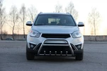 Кенгурятник WT003 (нерж.) для SsangYong Korando 2010-2019 рр - 2
