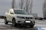 Кенгурятник WT002 (нерж) для Nissan X-trail T32 / Rogue 2014-2021 рр - 3