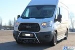 Кенгурятник WT003 (нерж.) для Ford Transit 2014- рр - 2