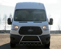 Кенгурятник WT003 (нерж.) для Ford Transit 2014- рр - 1