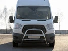 Кенгурятник WT022 (нерж.) для Ford Transit 2014- рр - 1