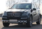 Передня дуга ST015 (нерж.) для Mercedes GL сlass X164 - 1