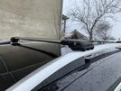 Поперечены на рейлінги під ключ (2 шт) до 140 см, Сірий для Volkswagen Tiguan 2007-2016 рр - 2