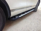 Бокові пороги Sunrise (2 шт., алюм) для Volkswagen Touareg 2010-2018 рр - 1