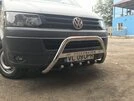 Кенгурятник WT003 (нерж) 60 мм, без напису для Volkswagen T5 2010-2015 рр - 1