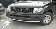 Передній захист ST008 (нерж) для Nissan Navara 2006-2015 рр - 6