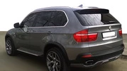 Накладка на задній бампер (2007-2010, під фарбування) для BMW X5 E-70 рр - 1