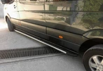 Бокові пороги Duru (2 шт., алюміній) Long/ExtraLong для Mercedes Sprinter W907/W910 2018- рр - 1