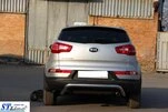 Задня дуга AK007 (нерж.) для Kia Sportage 2010-2015 рр - 3