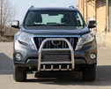 Кенгурятник QT007 (нерж) для Toyota Land Cruiser Prado 150 - 1