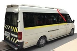 Рейлінги (2 шт, під фарбування) для Volkswagen LT 1995-2006 рр - 1