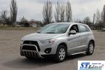 Кенгурятник WT002 (нерж.) для Mitsubishi ASX 2010-2023 рр - 3