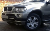 Накладка на передній бампер послерестайл (під фарбування) для BMW X5 E-53 1999-2006 рр - 1