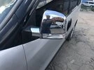 Накладки на дзеркала (2 шт, ABS) Carmos - Хромований пластик для Fiat Doblo II 2010-2022 рр - 2