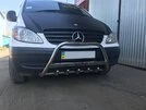 Кенгурятник 60мм (нерж.) без напису, 2004-2010, 60мм для Mercedes Vito W639 рр - 1