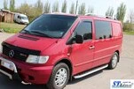 Бокові пороги Fullmond (2 шт., алюм.) для Mercedes Vito W638 1996-2003 рр - 5