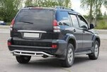 Задній захист AK008-1 для Toyota Land Cruiser Prado 120 - 3