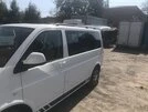 Чорні рейлінги Довга база, Металеві ніжки для Volkswagen T5 Multivan 2003-2010 рр - 9