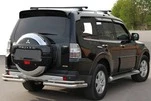 Задня дуга AK003 Подвійний (нерж.) для Mitsubishi Pajero Wagon IV - 1