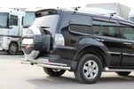 Задня дуга AK003 Подвійний (нерж.) для Mitsubishi Pajero Wagon IV - 2