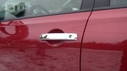 Накладки на ручки (4 шт, нерж) Без чіпа, Carmos - Турецька сталь для Nissan Qashqai 2007-2010 рр - 2