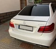 Спойлер LIP (Sunplex, чорний) (130,5см* 5,8см) для Mercedes E-сlass W212 2009-2016рр - 1