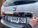 Планка над номером верхня (нерж.) для Dacia Duster 2008-2018 рр - 4