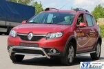 Передня дуга WT007 (нерж.) для Dacia Sandero 2013-2020 рр - 3