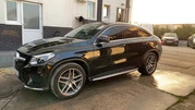 Бокові пороги (OEM) для Mercedes GLE coupe C292 2015-2019 рр - 3
