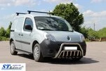 Кенгурятник WT002 (нерж.) для Renault Kangoo 2008-2020 рр - 3