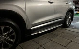 Бокові пороги V1-A (2 шт) для Hyundai Santa Fe 4 2018-2023 рр - 1