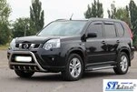 Передній захист WT003 (нерж) для Nissan X-trail T31 2007-2014рр - 3
